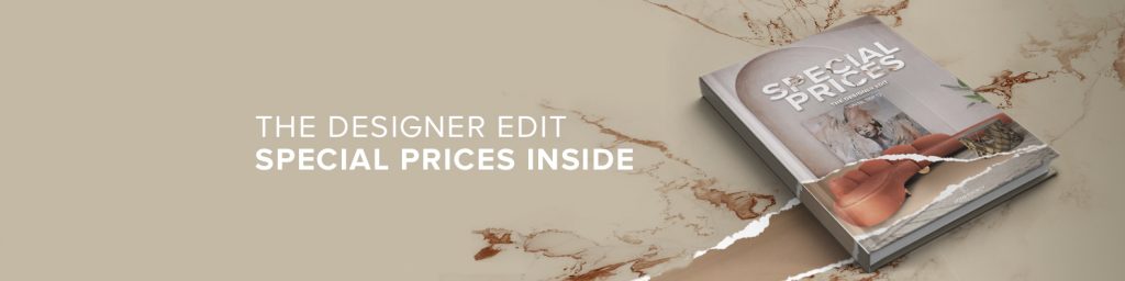 Luxury furniture and décor sale with special prices up to 52% off, featuring timeless craftsmanship, sculptural designs, and limited-time offers from top brands.