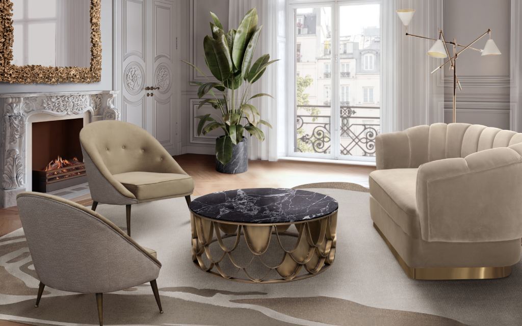 Nuance rug, a modern rug with delicate textures and muted tones, adding depth, warmth, and contemporary elegance to the living room.