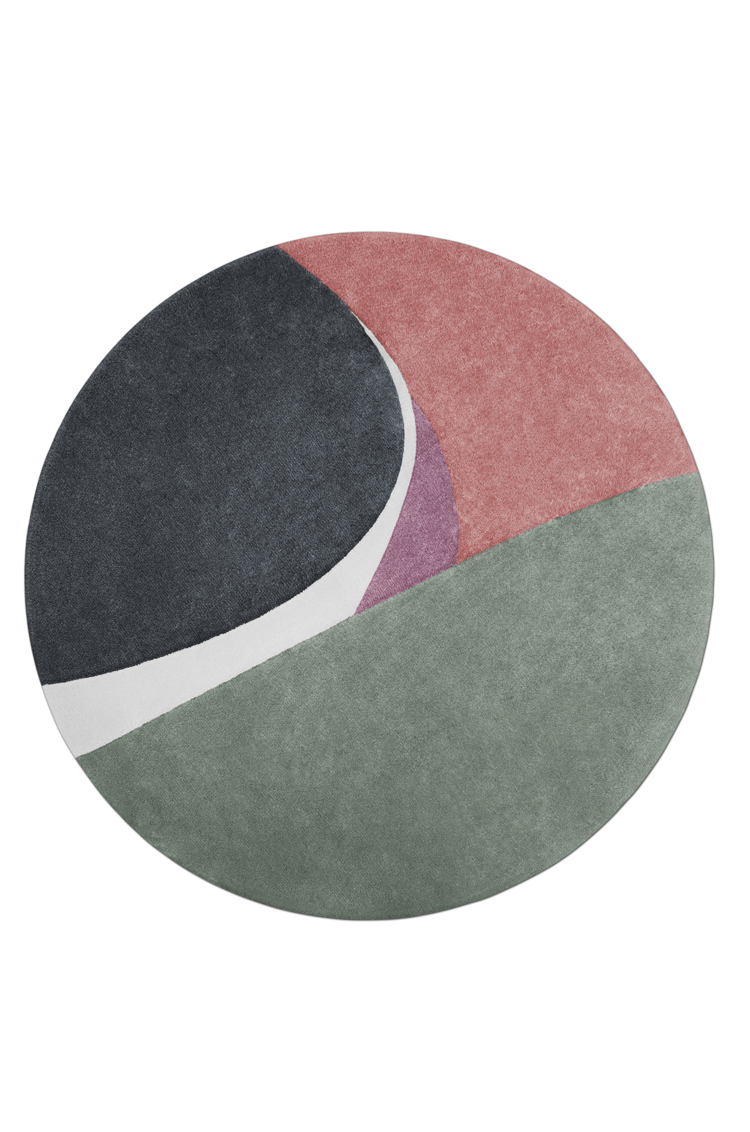 Foil Round Rug by Rug'Society