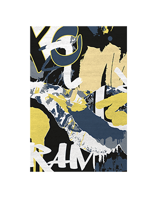 Graffitified I Rug by Rug'Society