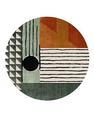 Simba Round Rug by Rug'Society