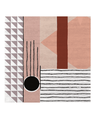 Simba Square Rug by Rug'Society