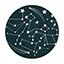 Stellar Round Kids Rug by Rug'Society
