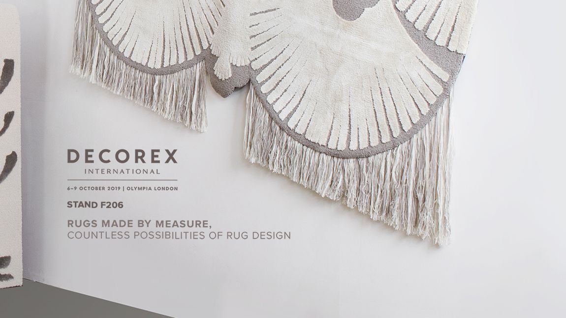 Decorex International - 6-9 October 2019 - Olympia London - Rugs Made by Measure, Countless Possibilities of Rug Design