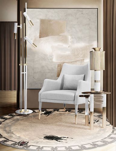 Golden Bugs Neutral Rug by Rug'Society