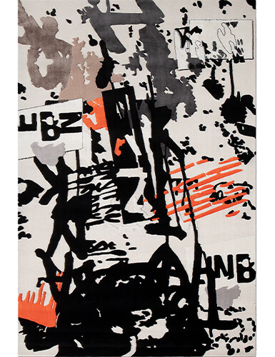 GRAFF Modern Rug Inspired by The Urban Art by Rug'Society