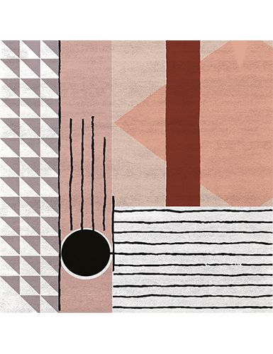 SIMBA SQUARE-Shaped Rug With Wool and Silk by Rug'Society