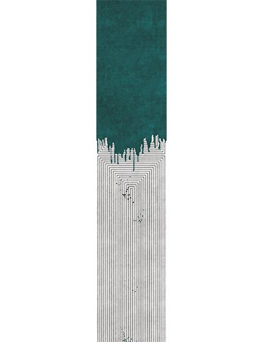 VALENCIA II Lounge Rug with Botanical Silk and Wool by Rug'Society