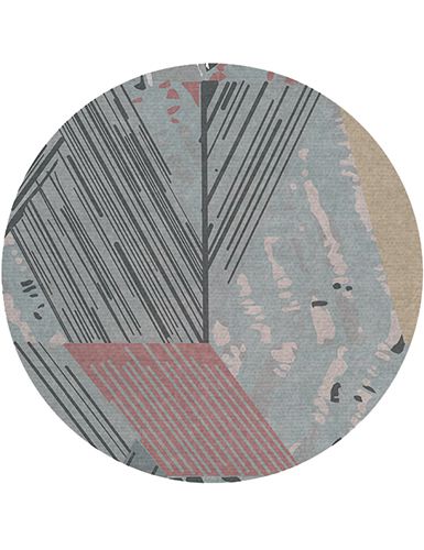 XISTO ROUND Custom Rug Made With Wool and Silk by Rug'Society