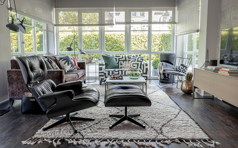 Neutral and colorful rugs ideas from the finest Frankfurt Interior Designers