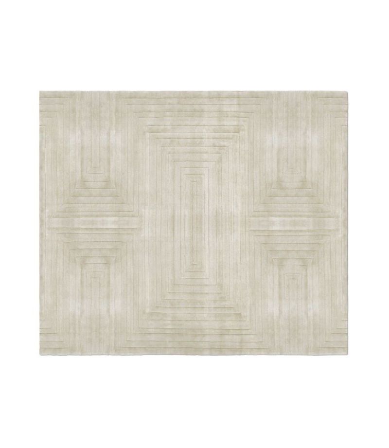 White Garden Rug