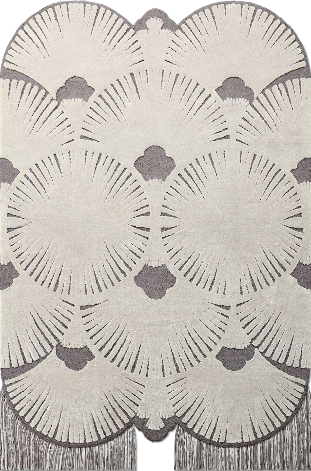 Rug Design Ideas for Hallways and Entryways  minimalistic dêco rug gray and white colored
