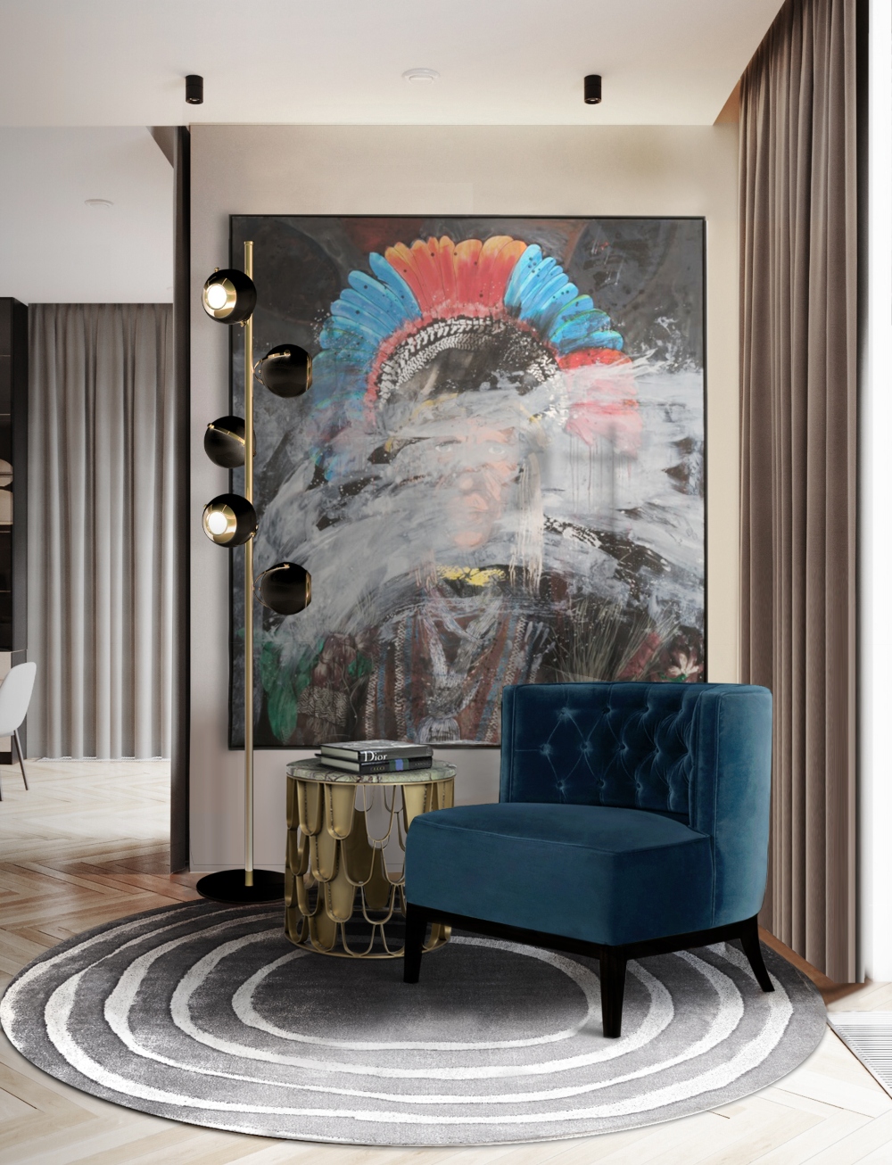 Carpets and Rug's Inspiration from Bestor Architecture