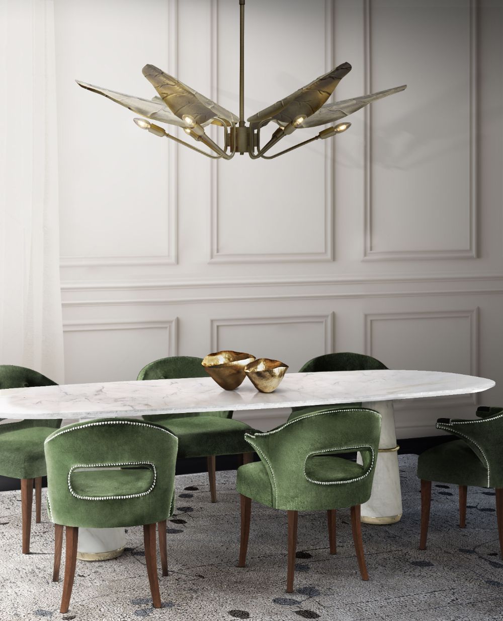 Dining Room Rugs that will turn you into the best event host CONTEMPORARY DINING ROOM WITH POPPY RUG