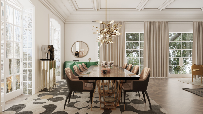Dining Table Rug Ideas For A Modern Luxury Design