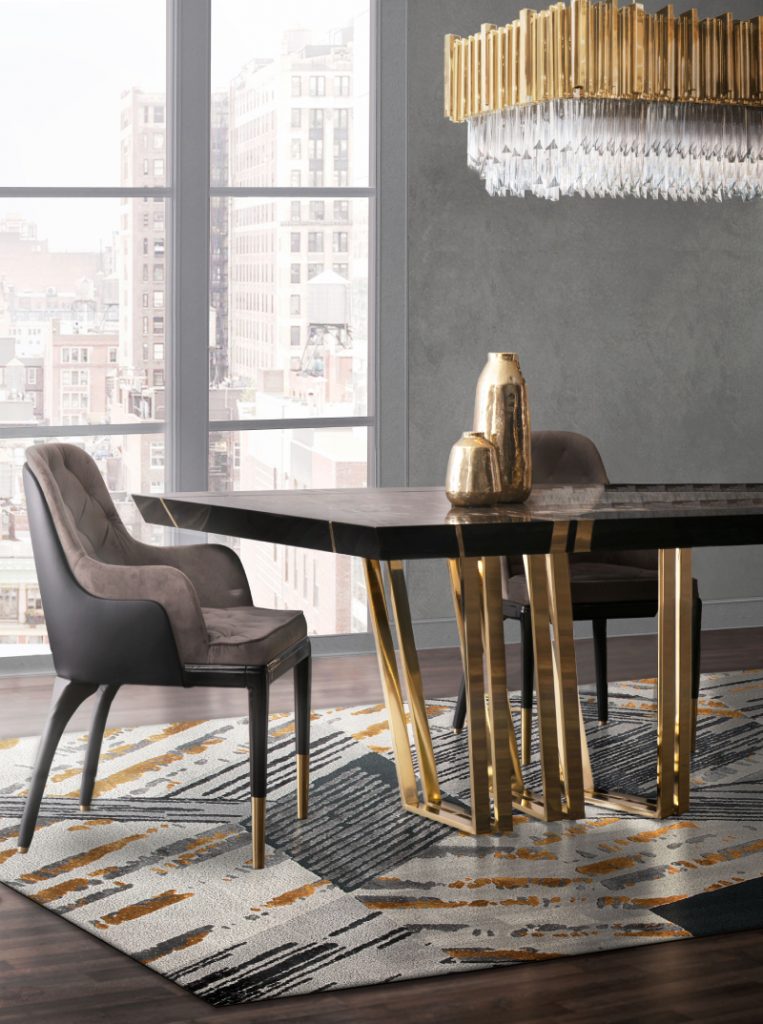 Dining Table Rug Ideas For A Modern Luxury Design