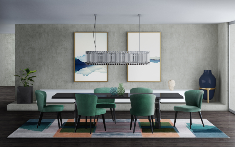 Dining Table Rug Ideas For A Modern Luxury Design