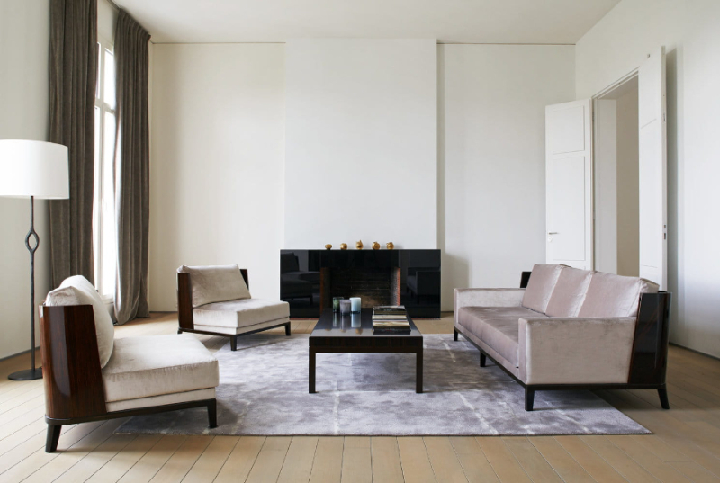 Elliot Barnes living room in loft 6eme paris