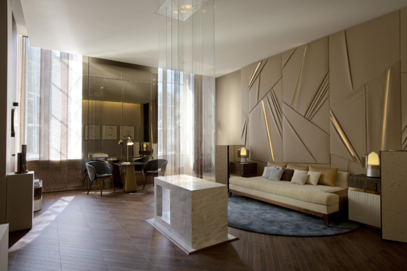 Elliott Barnes living room AD interieur paris