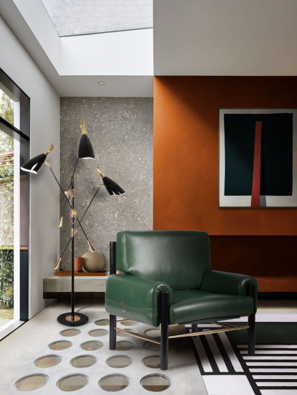 Unique Modern Mid-Century Rug Design Inspiration