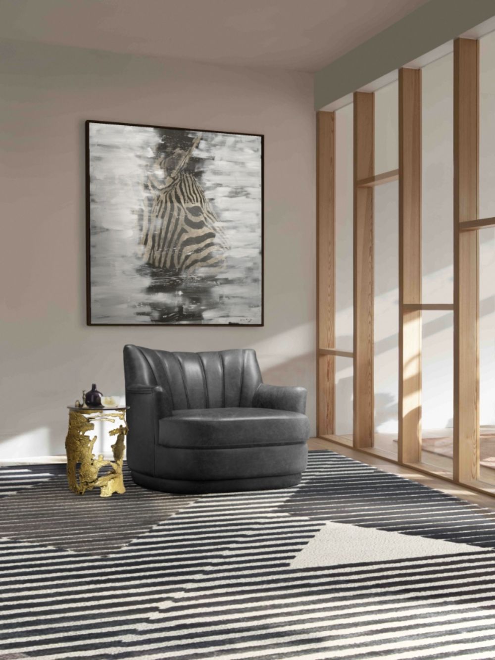 Unique Modern Mid-Century Rug Design Inspiration