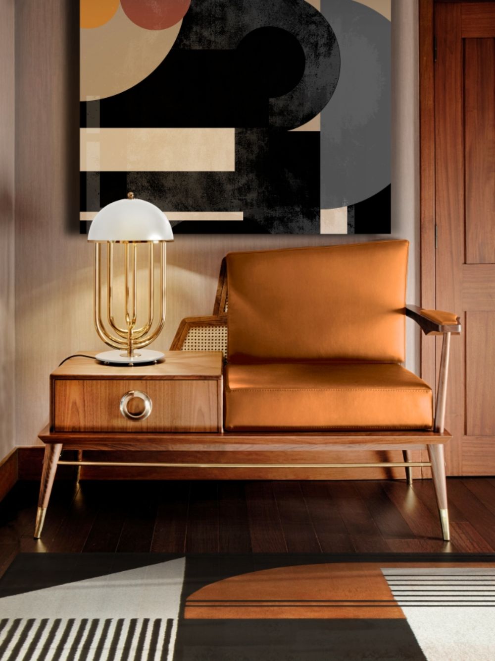 Unique Modern Mid-Century Rug Design Inspiration