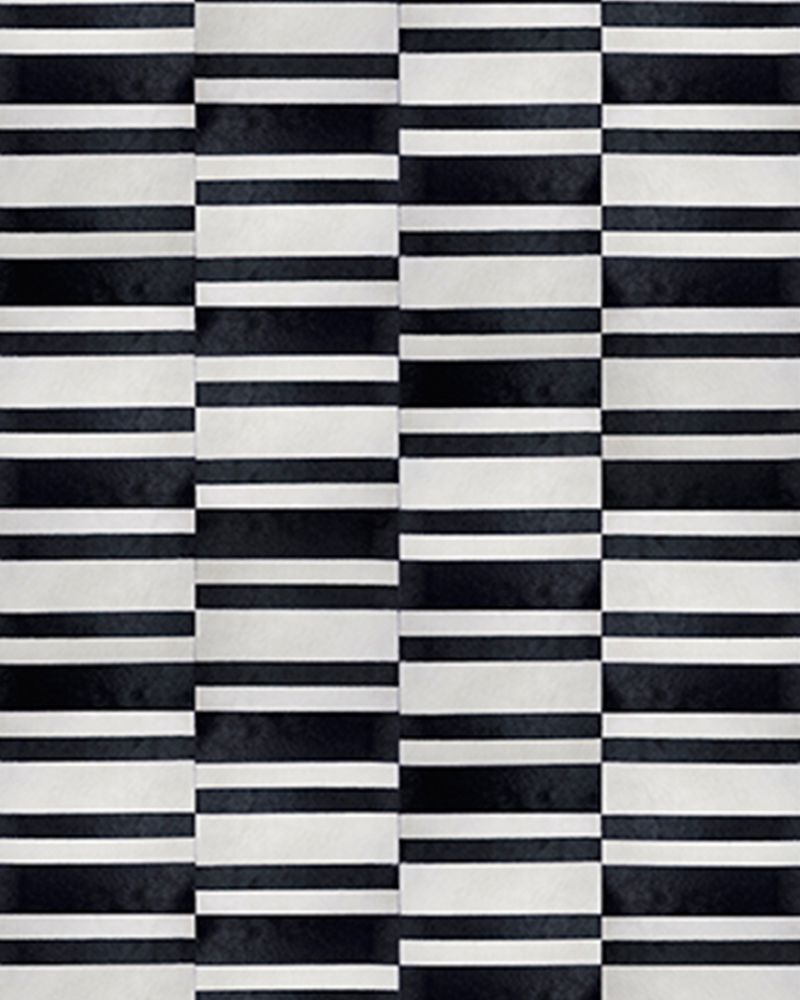 These Leather Rugs will give you the edgy feel your home needs Modern Classic monochormatic mila leather rug