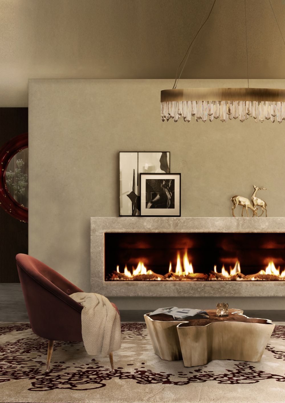 20 Contemporary Rug Designs That Will Showcase Your Personality modern  contemporary living room with white area rug