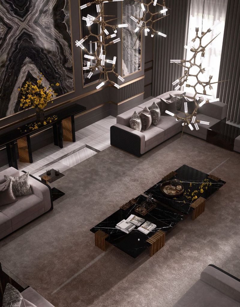 Astonishing Luxurious Rugs For A Stylish Interior, modern living room with area rug,