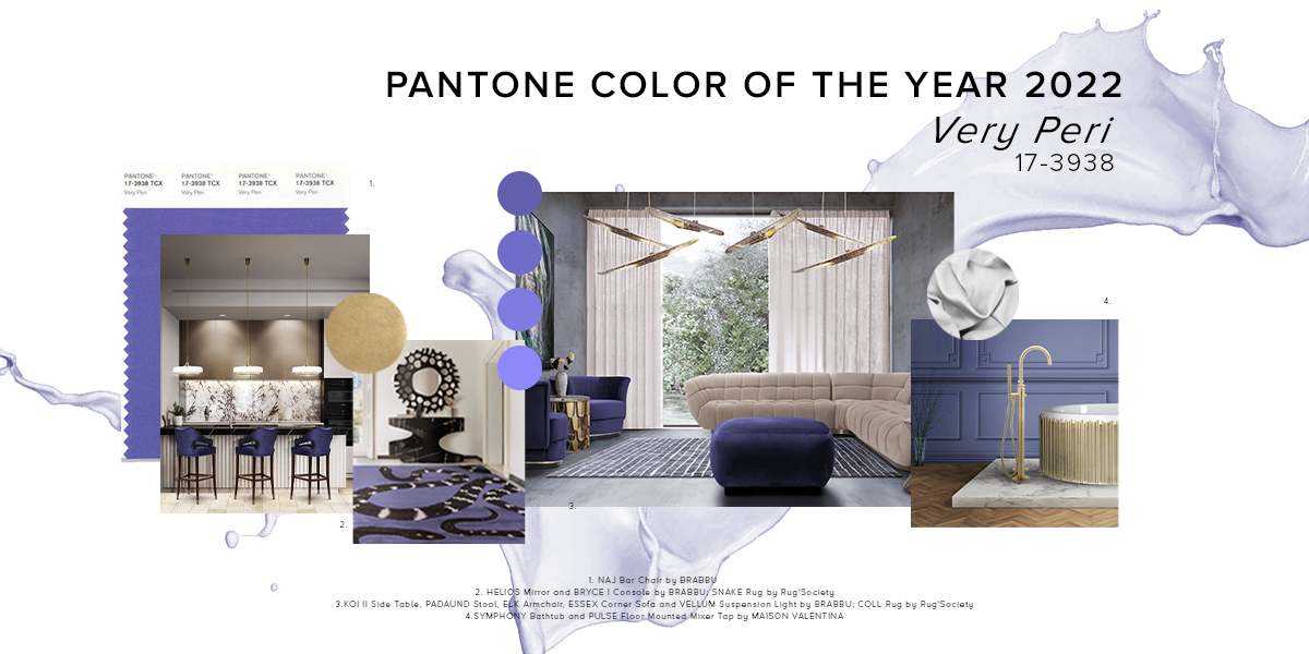 Pantone Color Of The Year 2022 very peri moodboard