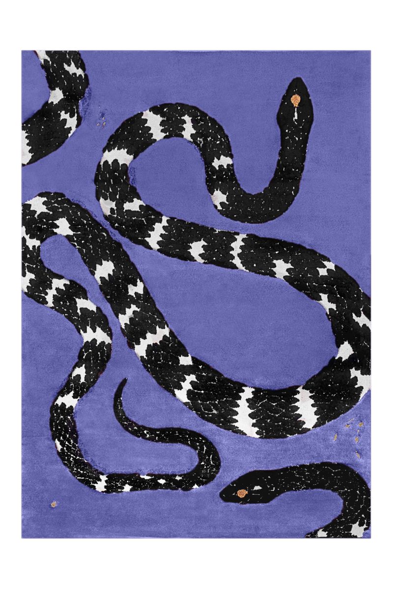 Pantone Color Of The Year 2022 snake 8 rug