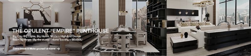 Douglas Design Studio. Banner Brabbu The opulent "Empire House"