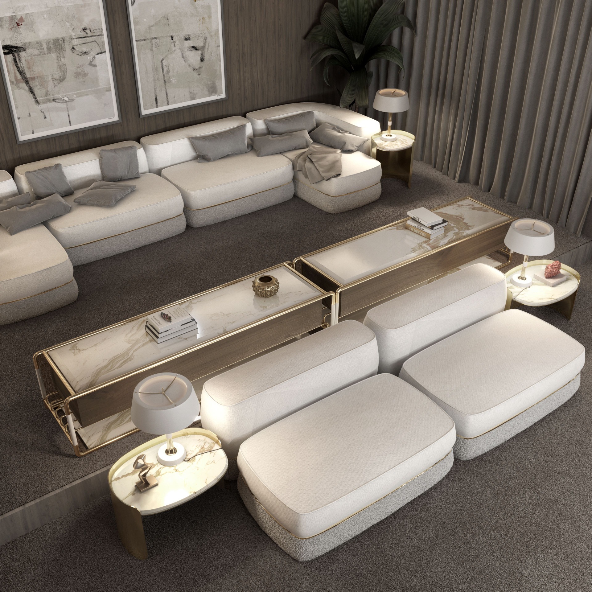 mid-century living room with gray area rug with white sofa. The Best Living Room Rugs To Pair With Your Upholstery