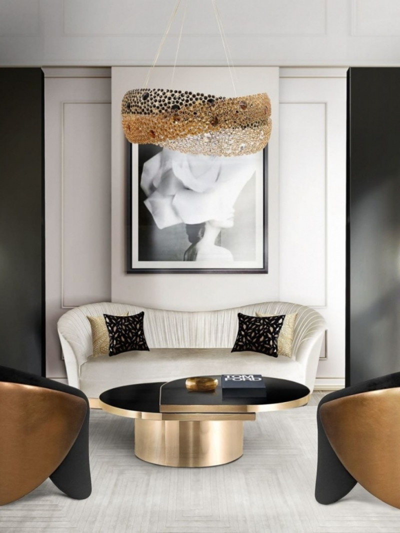 Rug Design Inspiration by Karen Davis. Living room inspiration by Rug'Society.