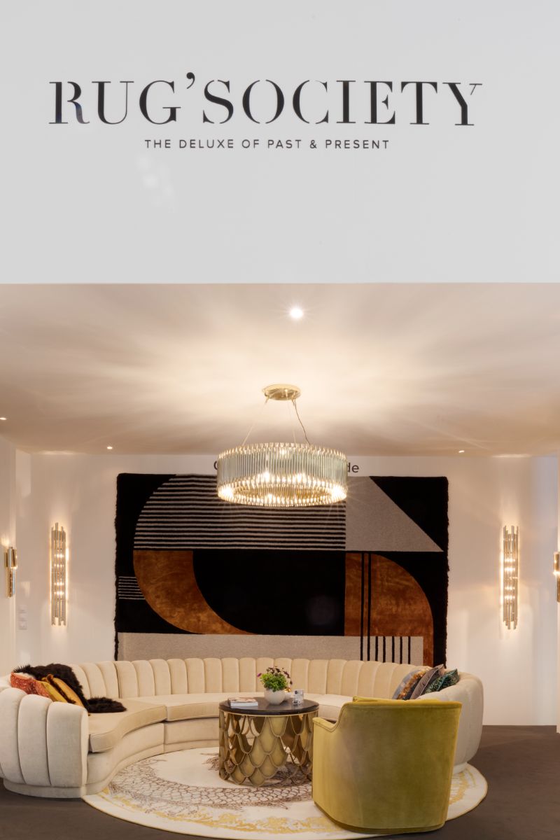 The Latest Home Decor Ideas From Salone Del Mobile. Rug society stand at isaloni 2022