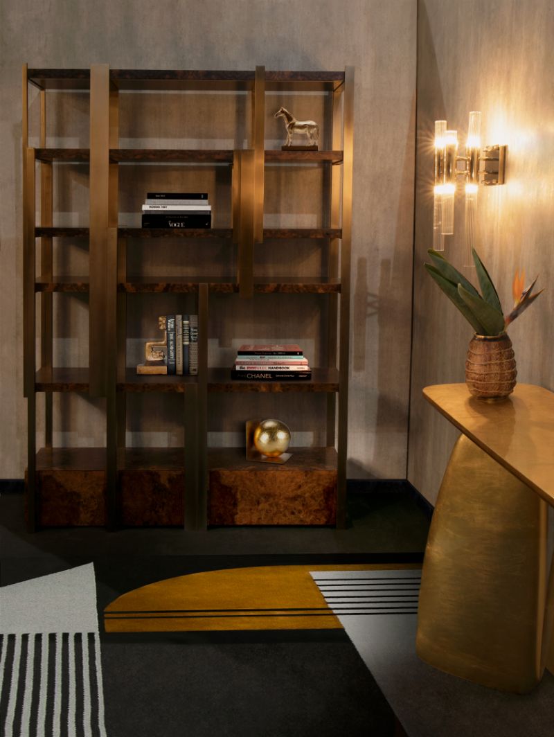 handmade rugs for hallway with warm earthy tones and geometric pattern