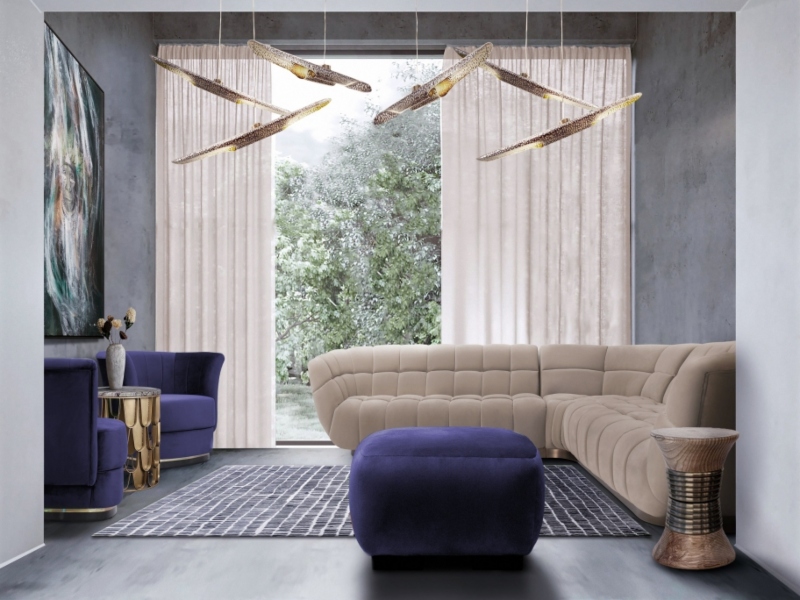 Square Rug Shapes in a living room area