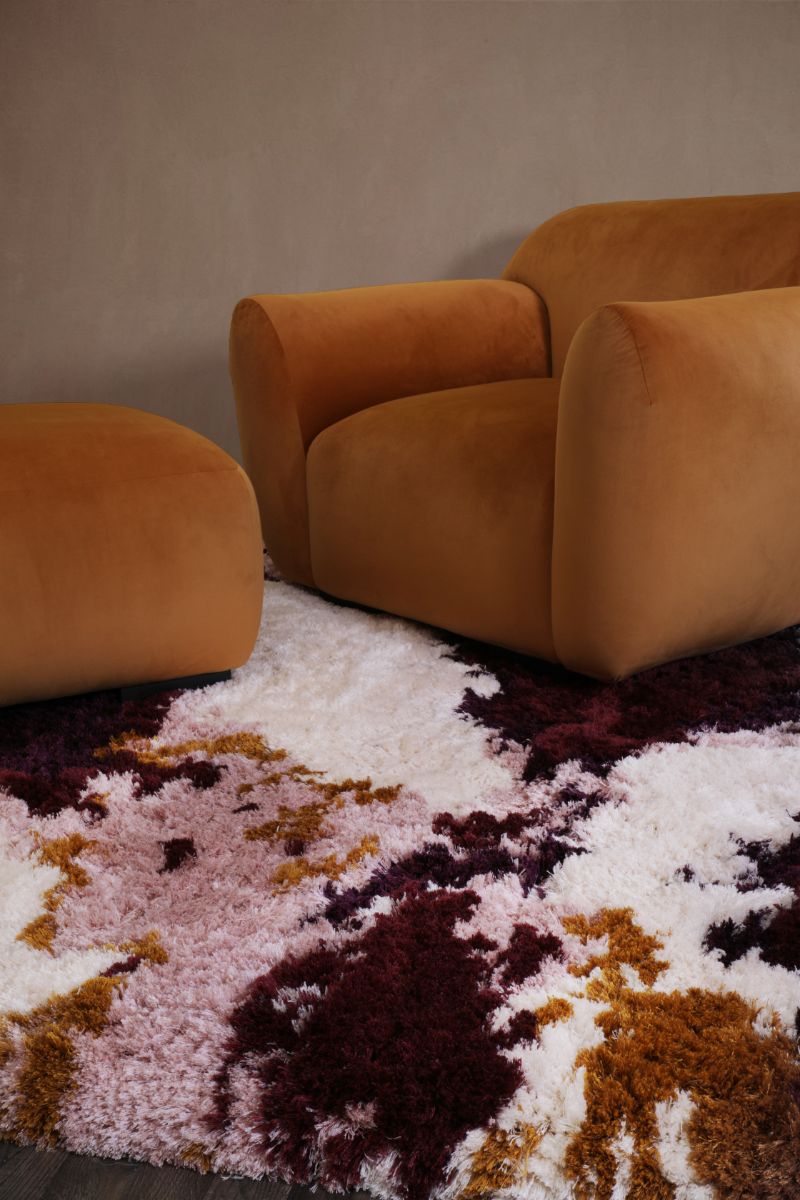 fluffy rugs:  TED RUG. With its smooth wool texture and lengthy strands, this rug promises to keep your feet toasty and will make you want to run your own feet through it.