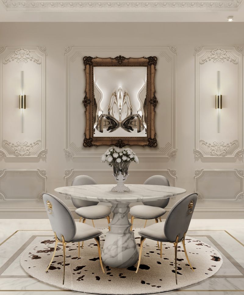 Modern Rugs & Modern Dining Tables For an Opulent Décor