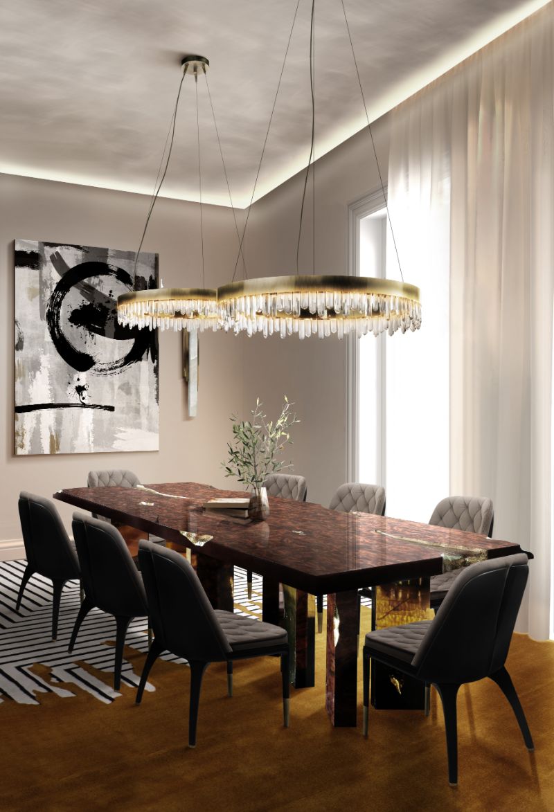 Modern Rugs & Modern Dining Tables For an Opulent Décor