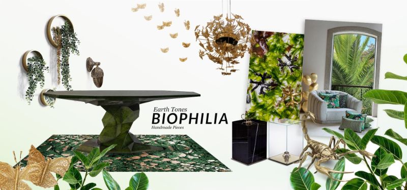 Moodboards To Inspire Your Interior Design. biophilia with green tones and animal prints