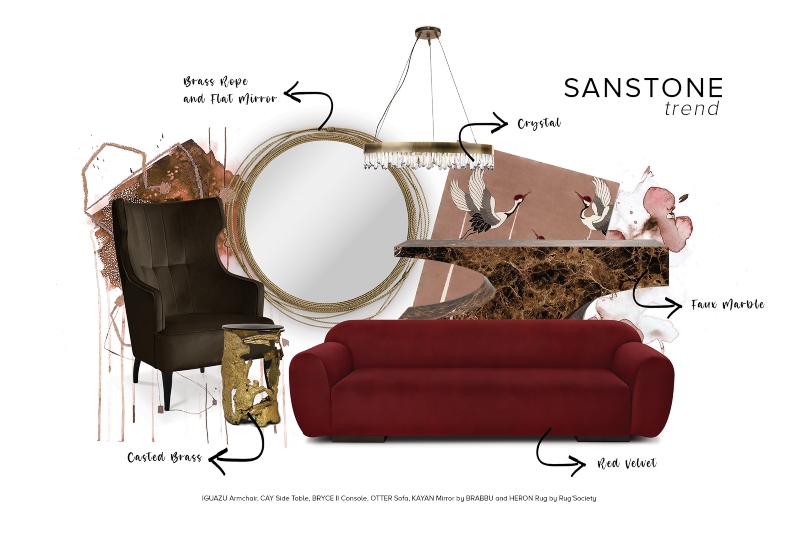 Moodboards To Inspire Your Interior Design. with warm earthy hues and pink salmon tones