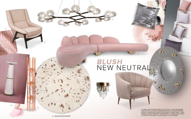 Moodboards To Inspire Your Interior Design. neutral soft blush hues.