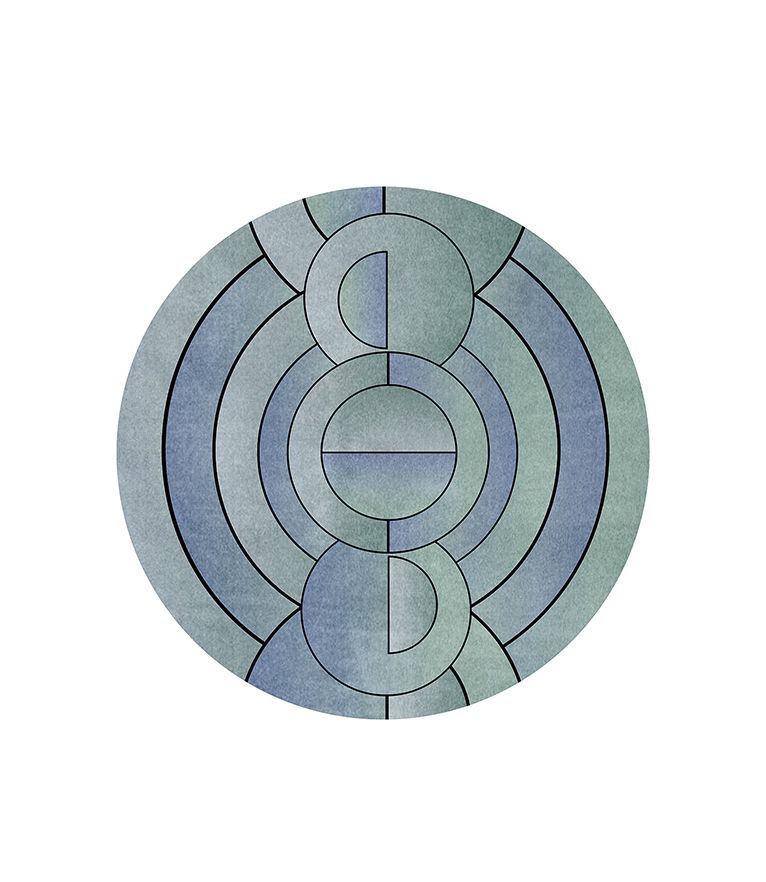 Kleopatra Round Rug - Soura Madani House Of Design: Excellence and Uniqueness